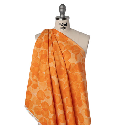 Printed Quilting Cotton by Patrick Lose for Northcott - Orangeade Juicy Watercolor Circles - Tonal Trios Collection