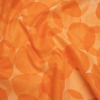 Printed Quilting Cotton by Patrick Lose for Northcott - Orangeade Juicy Watercolor Circles - Tonal Trios Collection