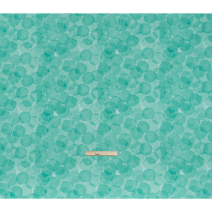 Printed Quilting Cotton by Patrick Lose for Northcott - Sea Spray Juicy Watercolor Circles - Tonal Trios Collection
