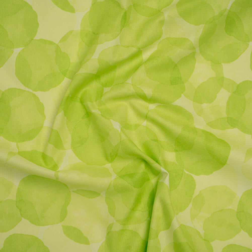 Printed Quilting Cotton by Patrick Lose for Northcott - Pickle Juice Juicy Watercolor Circles - Tonal Trios Collection