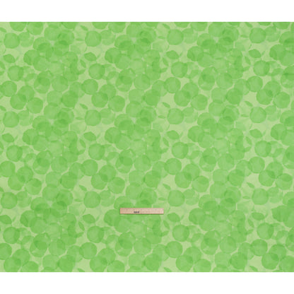 Printed Quilting Cotton by Patrick Lose for Northcott - Chlorophyll Juicy Watercolor Circles - Tonal Trios Collection Full