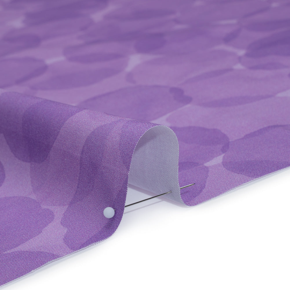 Printed Quilting Cotton by Patrick Lose for Northcott - Berry Juicy Watercolor Circles - Tonal Trios Collection - Detail