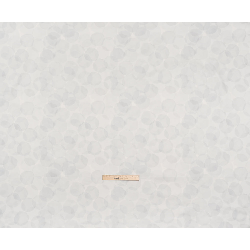 Printed Quilting Cotton by Patrick Lose for Northcott - White Wash Juicy Watercolor Circles - Tonal Trios Collection - Full