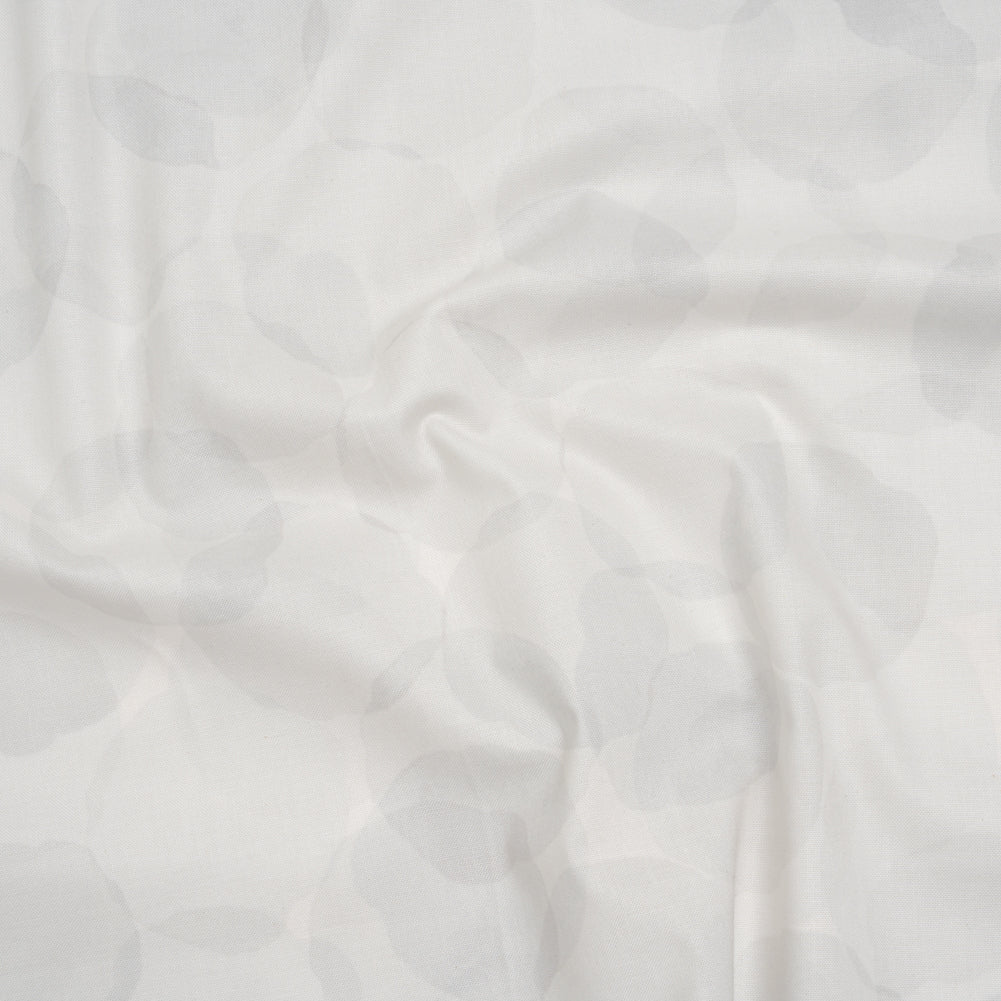 Printed Quilting Cotton by Patrick Lose for Northcott - White Wash Juicy Watercolor Circles - Tonal Trios Collection