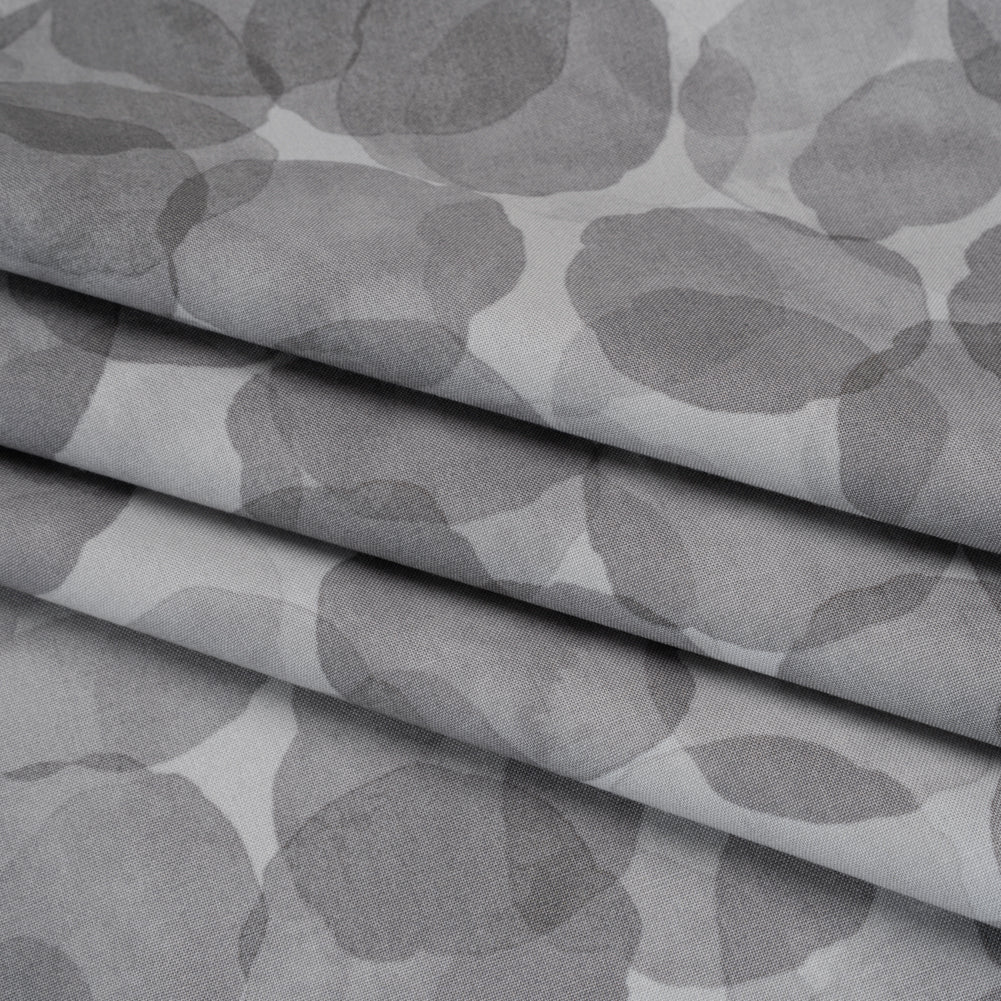 Printed Quilting Cotton by Patrick Lose for Northcott - Murky Juicy Watercolor Circles - Tonal Trios Collection - Folded