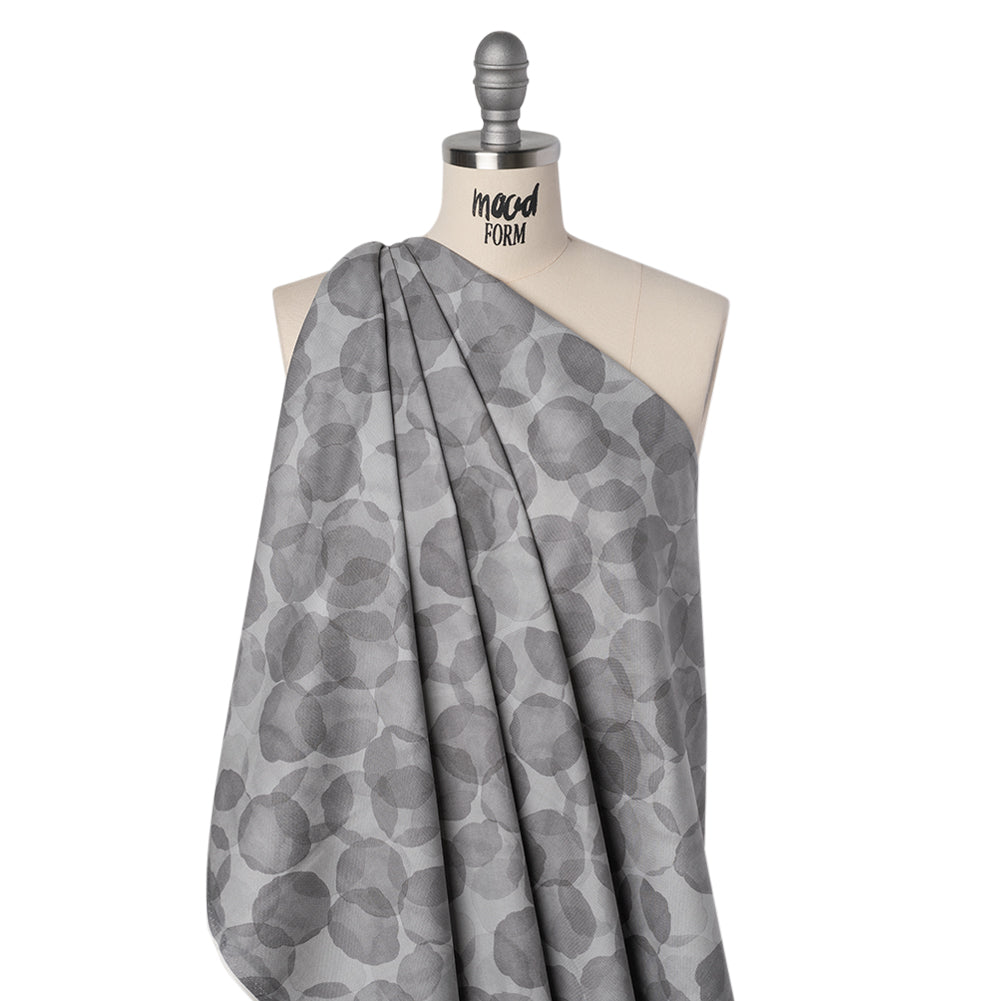 Printed Quilting Cotton by Patrick Lose for Northcott - Murky Juicy Watercolor Circles - Tonal Trios Collection - Drape