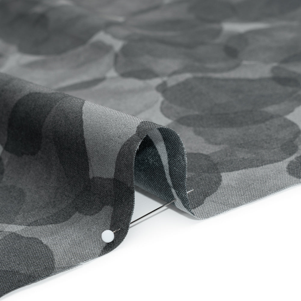 Printed Quilting Cotton by Patrick Lose for Northcott - Ink Juicy Watercolor Circles - Tonal Trios Collection Detail