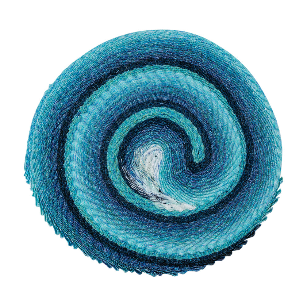 Stonehenge Quilting Cotton Strip Roll 2.5" Strip Precuts - Midnight - Gradations II Collection - Folded