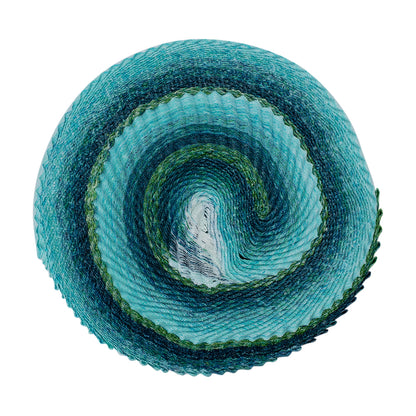 Stonehenge Quilting Cotton Strip Roll 2.5" Strip Precuts - Peacock - Gradations II Collection Folded