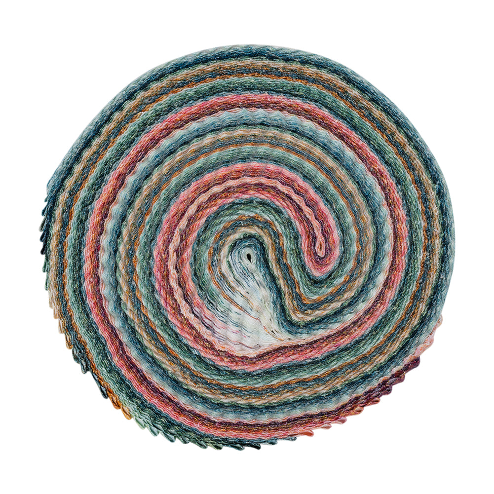 Stonehenge Quilting Cotton Strip Roll 2.5" Strip Precuts - Gemstone - Gradations II Collection - Folded