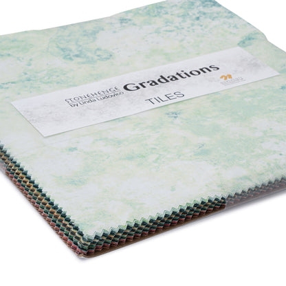 Stonehenge Quilting Cotton Tiles 10" Square Precuts - Gemstone - Gradations II Collection