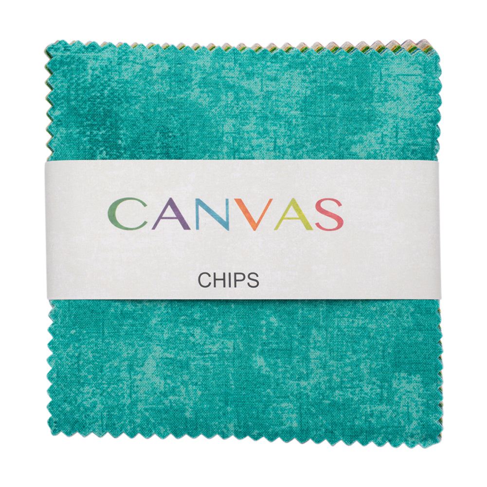Northcott Quilting Cotton Chips 5" Square Precuts - Multi - Canvas Collection