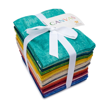 Northcott Quilting Cotton Fat Quarter Bundle Precuts - Multi 32pc - Canvas Collection