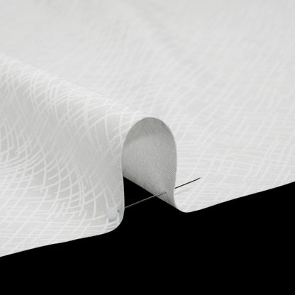Printed Quilting Cotton by Patrick Lose for Northcott - White on White Open Weave - Basically Black & White Collection