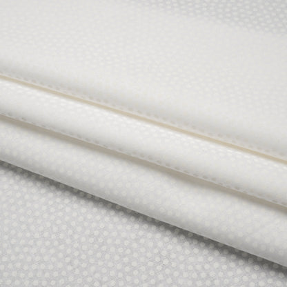 Printed Quilting Cotton by Patrick Lose for Northcott - White on White Spotty - Basically Black & White Collection Folded