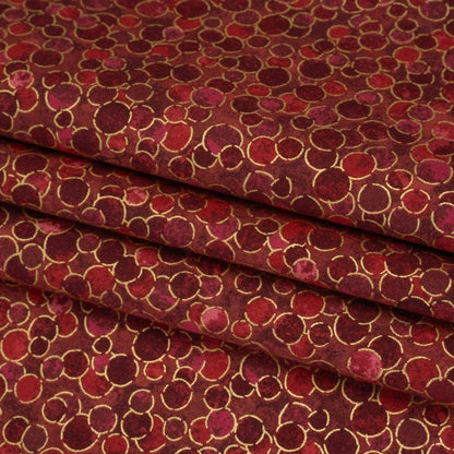 Metallic Printed Quilting Cotton by Northcott - Tutti Fruiti Polka Dot Confetti - Shimmer Collection Folded