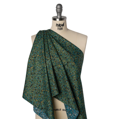 Metallic Printed Quilting Cotton by Northcott - Dawn Polka Dot Confetti - Shimmer Collection Drape