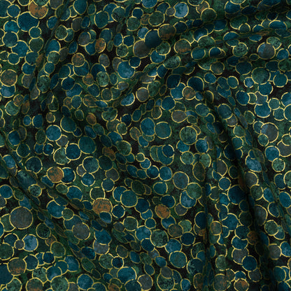 Metallic Printed Quilting Cotton by Northcott - Dawn Polka Dot Confetti - Shimmer Collection
