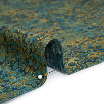 Metallic Printed Quilting Cotton by Northcott - Dawn River Rocks - Shimmer Collection Detail