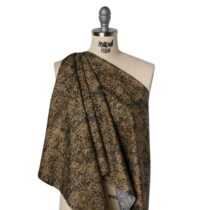 Metallic Printed Quilting Cotton by Northcott - Desert Sand River Rocks - Shimmer Collection Drape