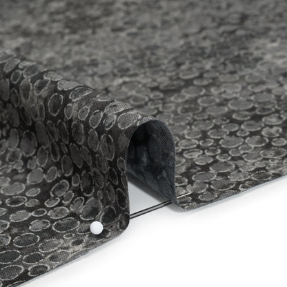 Metallic Printed Quilting Cotton by Northcott - City Fog River Rocks - Shimmer Collection Detail