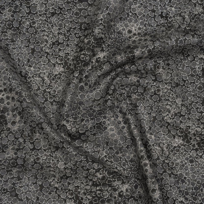 Metallic Printed Quilting Cotton by Northcott - City Fog River Rocks - Shimmer Collection
