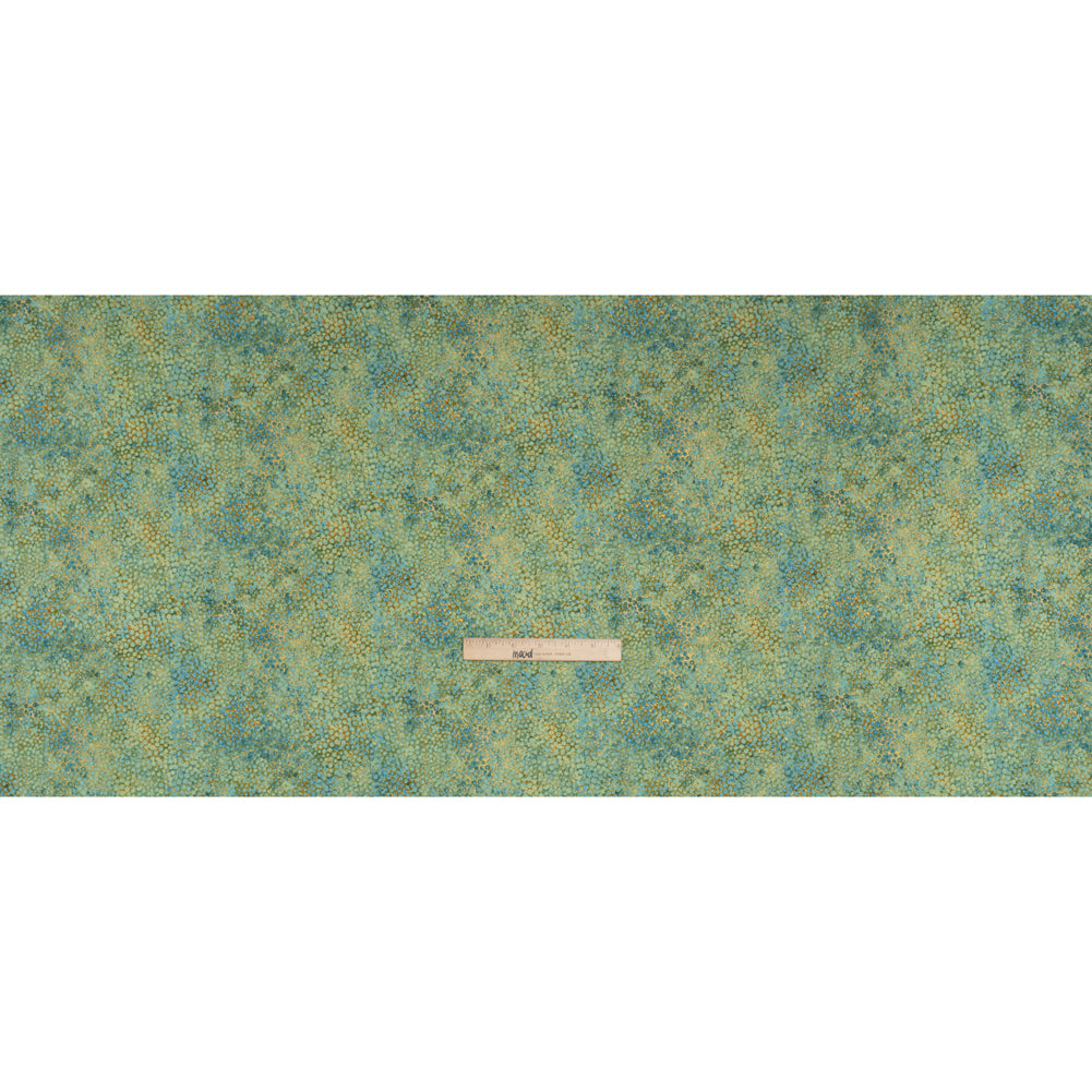 Metallic Printed Quilting Cotton by Northcott - Dawn Pebbles - Shimmer Collection - Full