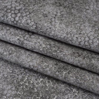 Metallic Printed Quilting Cotton by Northcott - City Fog Pebbles - Shimmer Collection Folded