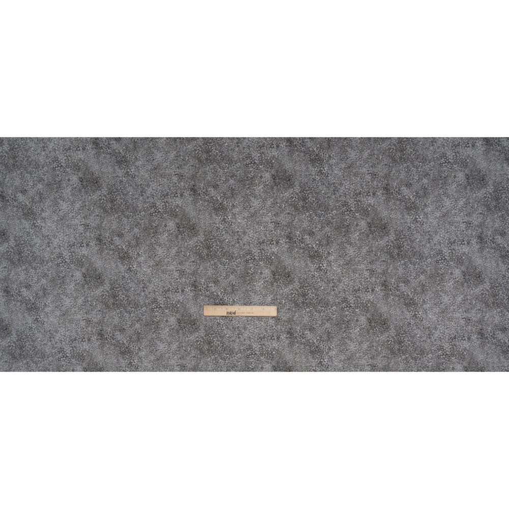 Metallic Printed Quilting Cotton by Northcott - City Fog Pebbles - Shimmer Collection - Full
