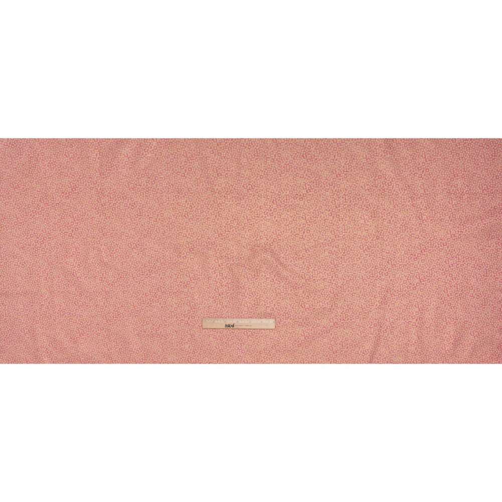 Metallic Printed Quilting Cotton by Northcott - Bubble Gum Tiny Dots - Shimmer Collection - Full