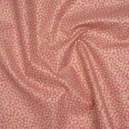 Metallic Printed Quilting Cotton by Northcott - Bubble Gum Tiny Dots - Shimmer Collection