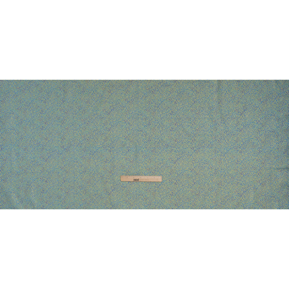 Metallic Printed Quilting Cotton by Northcott - Deep Sea Tiny Dots - Shimmer Collection - Full