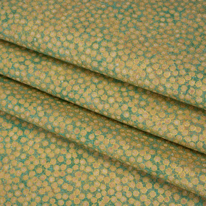 Metallic Printed Quilting Cotton by Northcott - Dawn Tiny Dots - Shimmer Collection Folded
