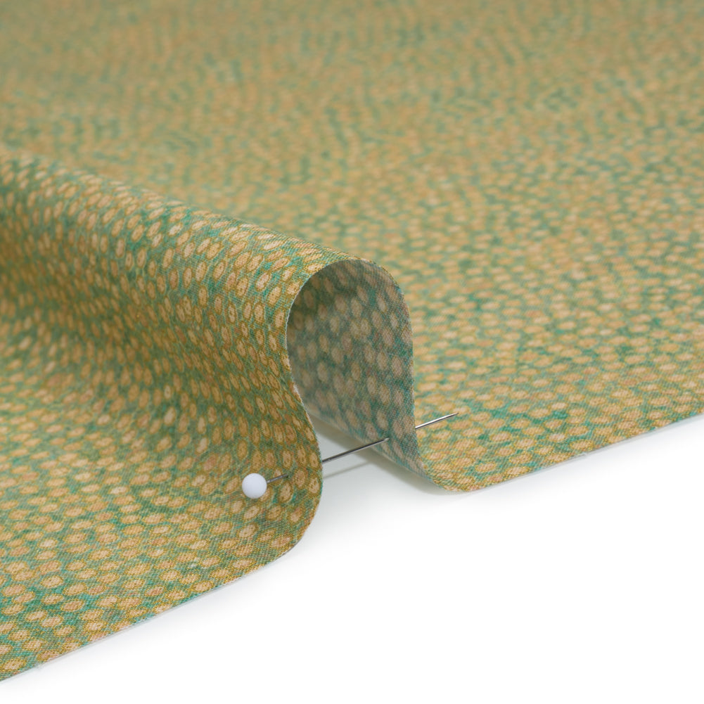 Metallic Printed Quilting Cotton by Northcott - Dawn Tiny Dots - Shimmer Collection Detail