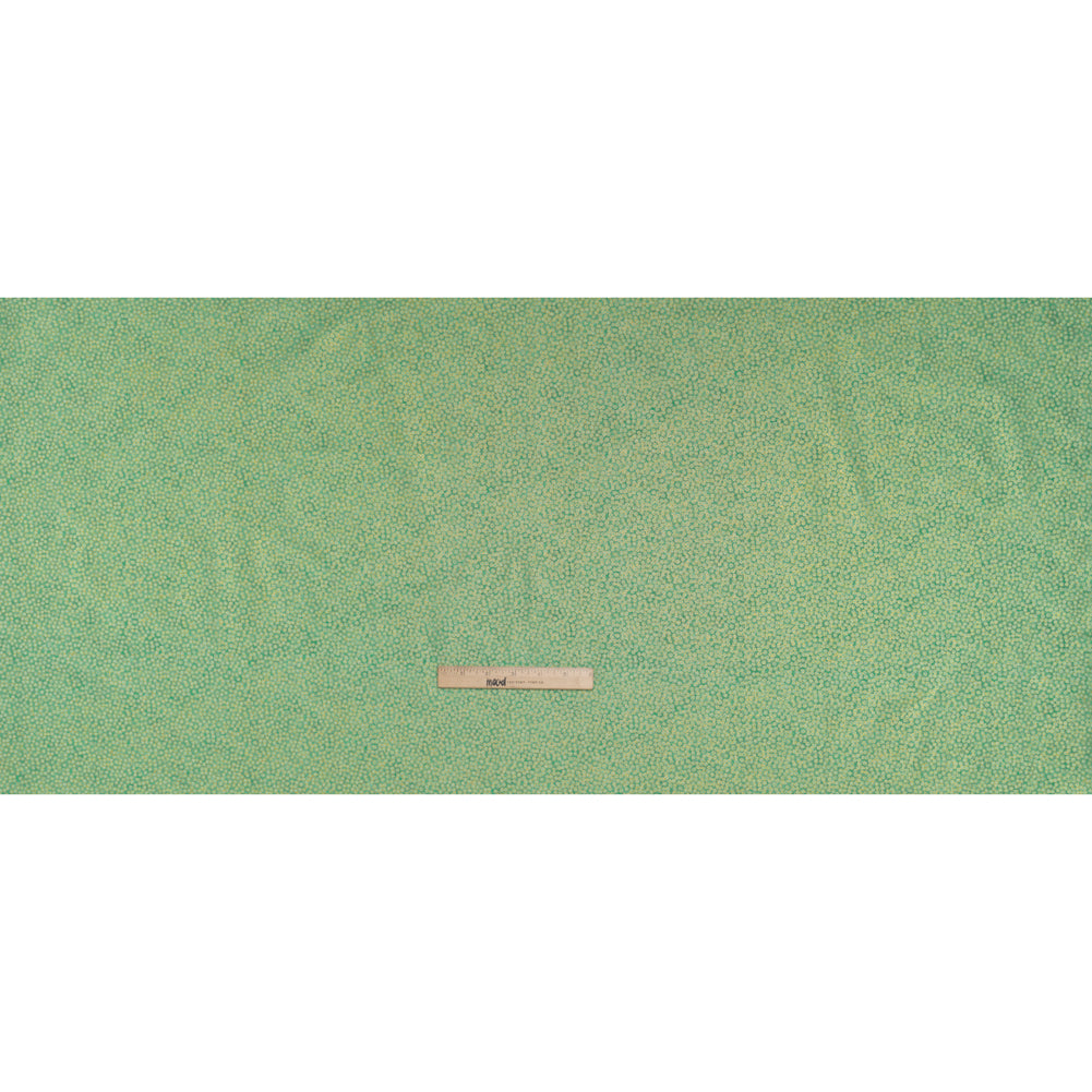 Metallic Printed Quilting Cotton by Northcott - Peacock Tiny Dots - Shimmer Collection - Full