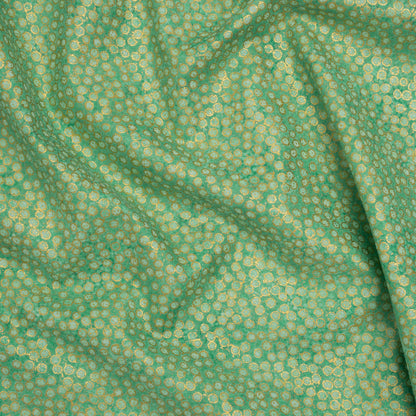 Metallic Printed Quilting Cotton by Northcott - Peacock Tiny Dots - Shimmer Collection