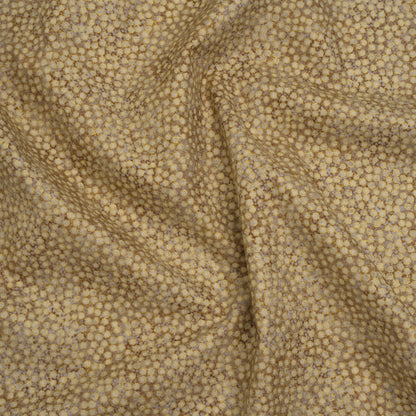 Metallic Printed Quilting Cotton by Northcott - Desert Sand Tiny Dots - Shimmer Collection
