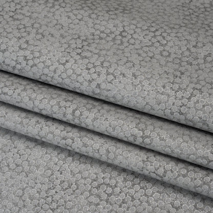 Metallic Printed Quilting Cotton by Northcott - City Fog Tiny Dots - Shimmer Collection Folded