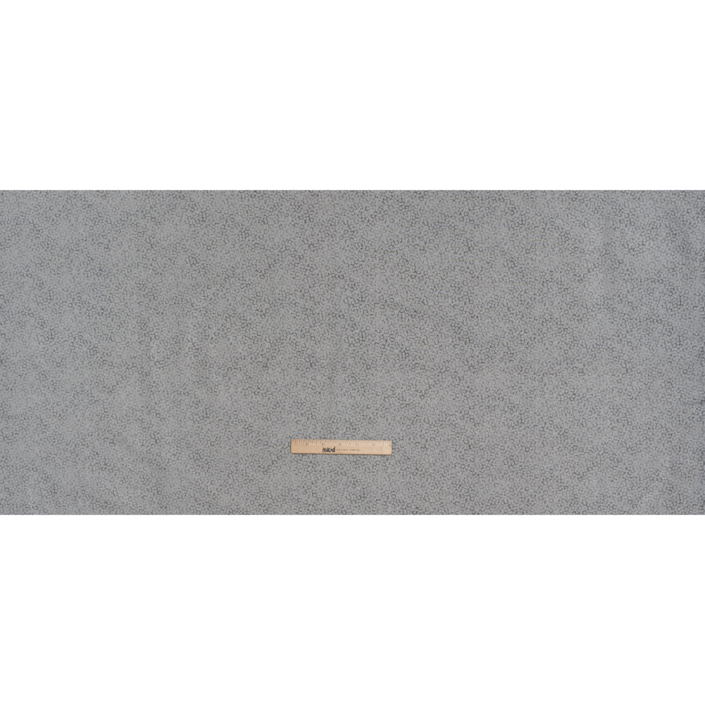 Metallic Printed Quilting Cotton by Northcott - City Fog Tiny Dots - Shimmer Collection - Full