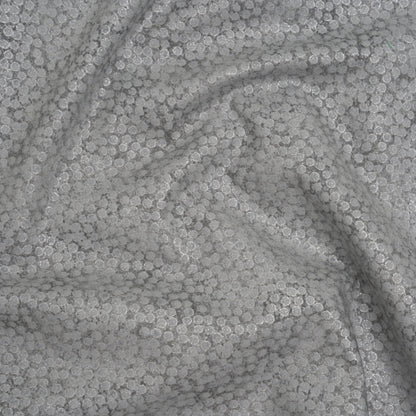 Metallic Printed Quilting Cotton by Northcott - City Fog Tiny Dots - Shimmer Collection