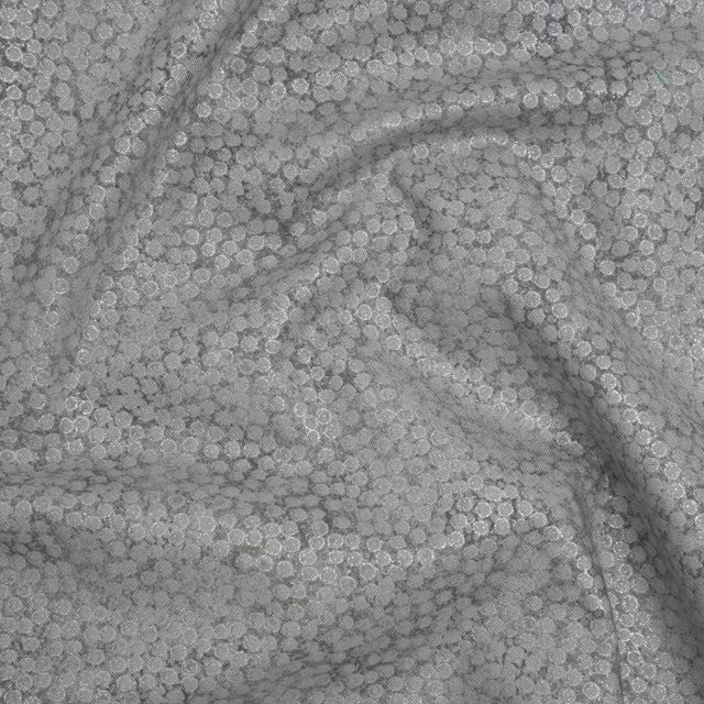 Metallic Printed Quilting Cotton by Northcott - City Fog Tiny Dots - Shimmer Collection