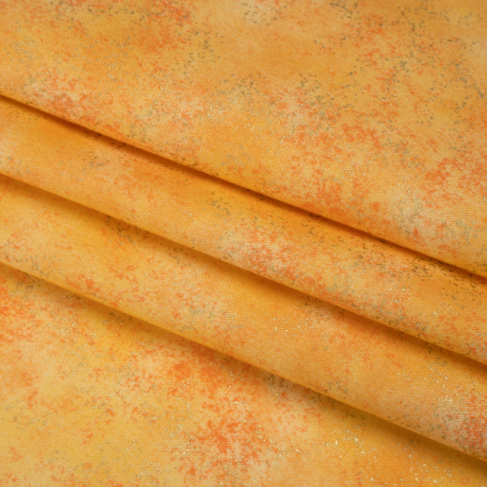 Metallic Printed Quilting Cotton by Northcott - Tutti Fruiti Speckle - Shimmer Collection Folded