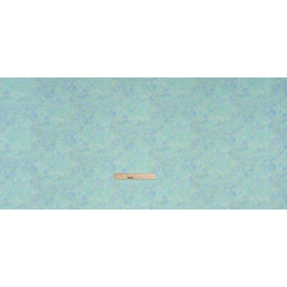 Metallic Printed Quilting Cotton by Northcott - Deep Sea Speckle - Shimmer Collection - Full