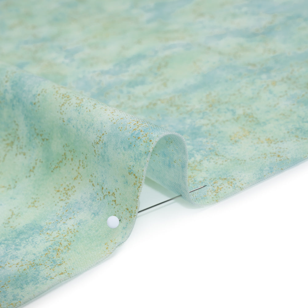 Metallic Printed Quilting Cotton by Northcott - Dusk Speckle - Shimmer Collection Detail