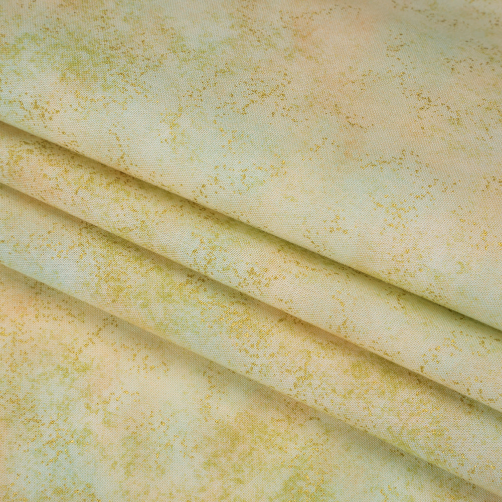 Metallic Printed Quilting Cotton by Northcott - Dawn Speckle - Shimmer Collection