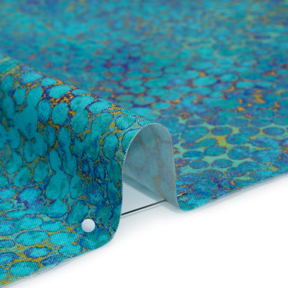 Wide Backing Quilting Cotton by Northcott, 108" Wide - Deep Sea Large Pebbles - Shimmer Wide Backing Collection