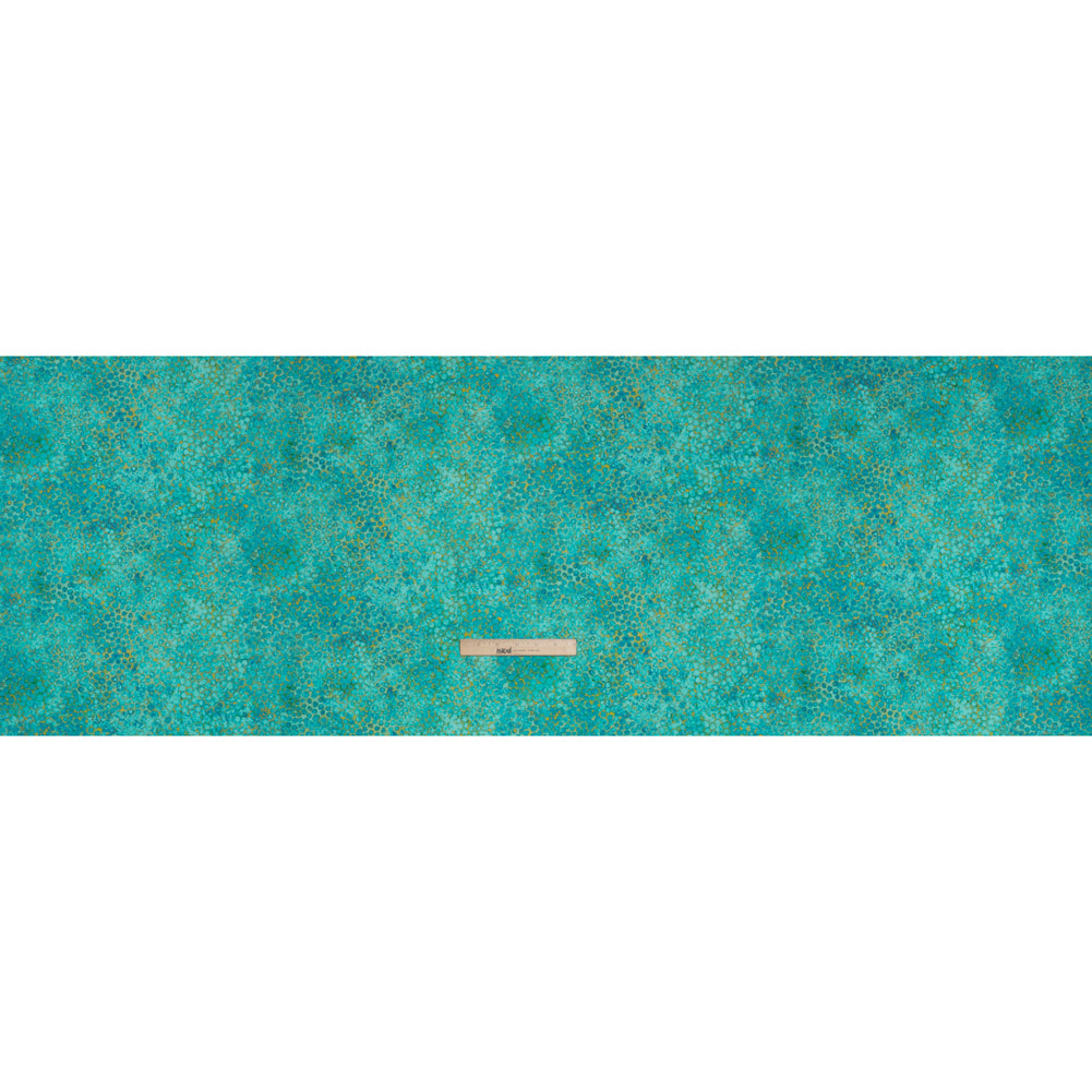 Wide Backing Quilting Cotton by Northcott, 108" Wide - Lagoon Large Pebbles - Shimmer Wide Backing Collection