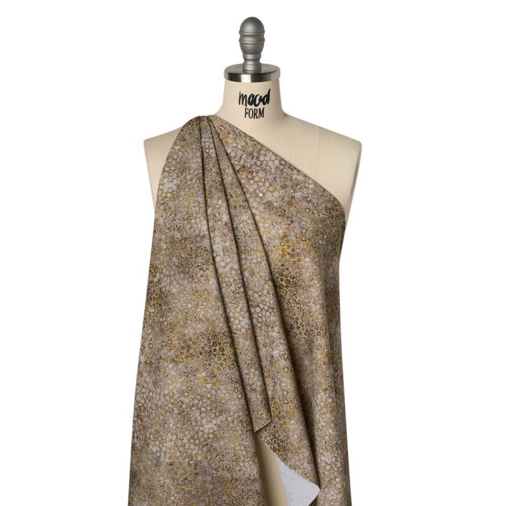 Wide Backing Quilting Cotton by Northcott, 108" Wide - Desert Sand Large Pebbles - Shimmer Wide Backing Collection