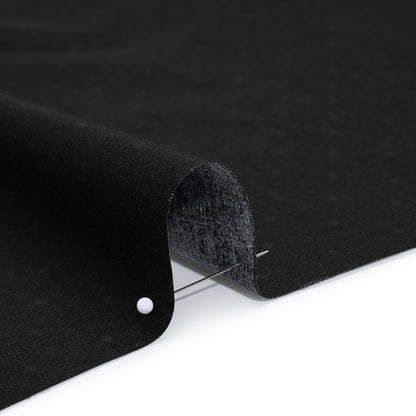 Printed Quilting Cotton by Ghazal Razavi for FIGO Studio - Black on Black Spark - Dusk Collection