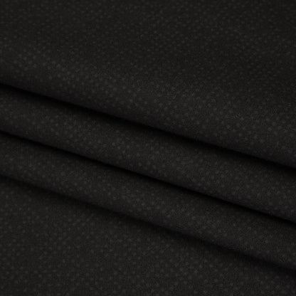 Printed Quilting Cotton by Ghazal Razavi for FIGO Studio - Black on Black Code - Dusk Collection